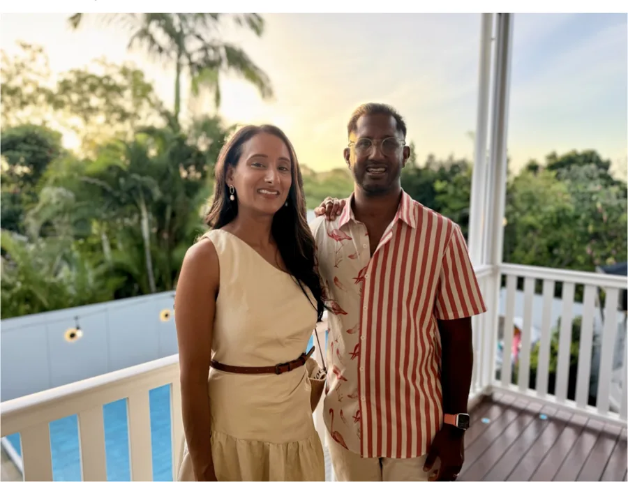 Dave and Tesh McManus, the owners of Just About Cleaning